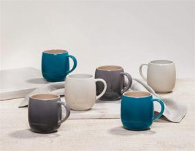 img 2 attached to 🍵 Creuset Stoneware Heritage Mugs Oyster: Perfectly Crafted Elegance for Cozy Drinks