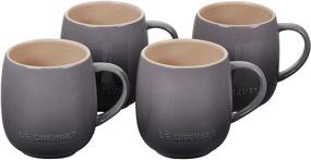 img 4 attached to 🍵 Creuset Stoneware Heritage Mugs Oyster: Perfectly Crafted Elegance for Cozy Drinks