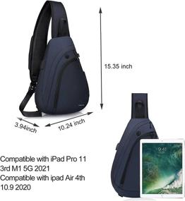 img 1 attached to MOSISO Lightweight Daypack Рюкзак для зарядки