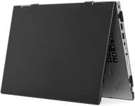 🖥️ mcover hard shell case for lenovo thinkpad x13 yoga gen 1 (13.3-inch) laptop computer (black) - exclusively for len-tp-x13yoga-g1 model logo