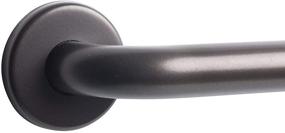 img 3 attached to Oil Rubbed Bronze Straight Grab Bar by CSI Bathware - BAR-SB18-TW-125-OB