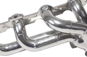 img 1 attached to BBK Shorty Performance Exhaust Headers for 4.8, 5.3L GM Truck and SUV - 1-3/4&#34; Tuned Length, Polished Silver Ceramic Finish