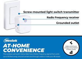 img 1 attached to 🔌 Effortless Operation with WESTEK Indoor Wireless Outlet!