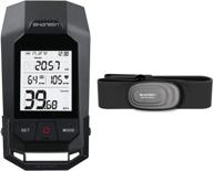 shanren raptor ii pro bluetooth bike computer: advanced bicycle speedometer with heart rate, speed, and cadence display - 18 functions included logo