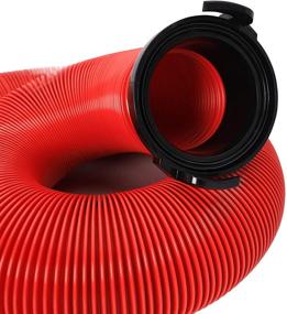 img 2 attached to 🔴 Valterra D04-0113 EZ Coupler 10ft RV Extension Hose in Red - Enhanced for SEO