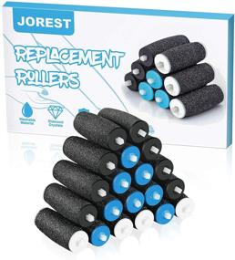 img 4 attached to 👣 JOREST [20 Pcs] Foot File Refills - 8 Extra Coarse, 8 Regular, 4 Soft - Replacement Roller for Foot Scrubber Callus Remover - Ped Egg Powerball Compatible - Amope Pedi Perfect Foot Sander Compatible