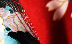 img 1 attached to 🌺 Floral Satin Kimono Long Robe for Plus Size Women: Applesauce 838 (One-Size fits Most US 1X 2X 3X)