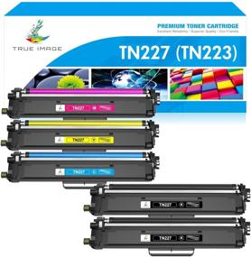 img 4 attached to 🖨️ 5-пакет совместимых картриджей для тонера TRUE IMAGE Replacement для Brother TN227 & TN223 - высококачественный тонер для принтеров HL-L3210CW, HL-L3290CDW, MFC-L3750CDW, MFC-L3710CW, HL-L3230CDW, L3270CDW, MFC-L3770CDW