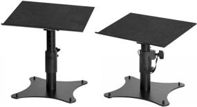 img 4 attached to On-Stage SMS4500-P: Enhance Your Desktop Setup with Premium Monitor Stands