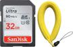 sandisk 32gb sd ultra memory card for waterproof camera works with olympus tough tg-6 logo