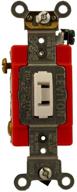 🔌 leviton 1221-2wl 20-amp, 120/277-volt, toggle locking single-pole ac quiet switch, extra heavy duty spec grade - white logo