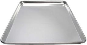 img 1 attached to 🍽️ Winware от Winco - противень, 1/4 размера, серебристый: универсальный неотъемлемый аксессуар для выпечки вашей кухни.