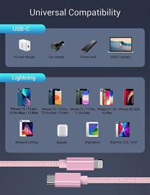 img 2 attached to MFi Certified USB C to Lightning Cable for Industrial Electrical Wiring and Connectivity