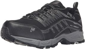 img 4 attached to Fila Men's Steel Toe Trail Runner with Peak Memory Technology