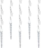 🌟 brite star 60ct icicle light, pure white – illuminating your holiday decor with 60 count of radiant glow логотип