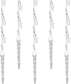 img 3 attached to 🌟 Brite Star 60ct Icicle Light, Pure White – Illuminating Your Holiday Decor with 60 Count of Radiant Glow