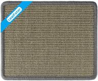 lsaifater cat scratching mat - natural sisal mat to safeguard carpets and sofas logo