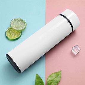 img 3 attached to 🧊 Olerd Smart Insulated Water Bottle: Vacuum Sealed Stainless Steel Mug with LCD Touch Screen - Perfect for Hot or Cold Beverages On-The-Go - 18oz, White