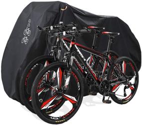 img 4 attached to 🚴 Aiskaer 29er Mountain Road Electric Bike Motorcycle Cruiser Cover – Waterproof, Anti-UV, Heavy Duty Ripstop Material 210D with Lock Hole and Reflective Safety Loops