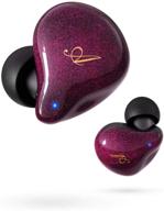 🎧 asimom true wireless earbuds v5.0: tws bluetooth earphones with mic, stereo sound, smart touch | 30 hours playtime-purple logo