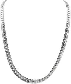 img 4 attached to 🔗 6mm 925 Sterling Silver Orentini Link Chain