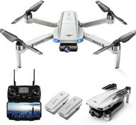 📸 larvender 4k camera drones for adults - gps drone with 2-axis gimbal camera, 5g fpv, dual antenna, 50mins flight time, auto return home - includes carrying case logo