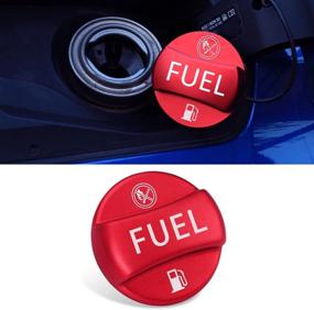 img 4 attached to 🔴 Jaronx Aluminum Metal Fuel Cap Cover for BMW - Compatible with 1, 2, 3, 4, 5, 6, 7, X1, X3, X4, X5, X6, Z Series (Sports Red)