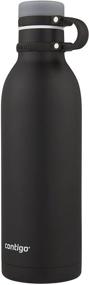 img 1 attached to Contigo THERMALOCK Matterhorn: 32 oz. Stainless Steel Water Bottle in Matte Black