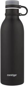 img 4 attached to Contigo THERMALOCK Matterhorn: 32 oz. Stainless Steel Water Bottle in Matte Black