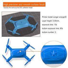 img 1 attached to 🖨️ ERYONE 3D Printer Photopolymer Resin with Enhanced Low Odor Formula