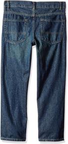 img 3 attached to Indigo Straight Jeans for Boys - Childrens Place Boys' Clothing