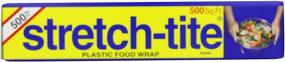 img 3 attached to 🍱 500 Sq. Ft. Stretch-tite Plastic Food Wrap, Pack of 4, 516.12-Ft. x 11.5/8-Inch Rolls