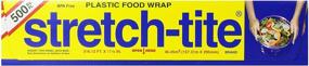 img 4 attached to 🍱 500 Sq. Ft. Stretch-tite Plastic Food Wrap, Pack of 4, 516.12-Ft. x 11.5/8-Inch Rolls