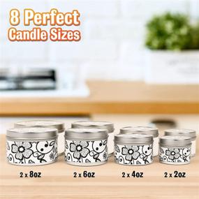 img 3 attached to 🕯️ Candle Tins with Lids DIY Decorating Kit - 16 Metal Tins for Making Candles & 8 Coloring Tools - Ideal for Arts, Crafts, Storage & Homemade Candles