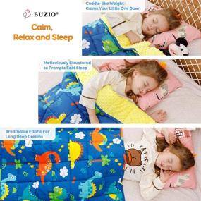 img 1 attached to 🛏️ Enhance Kids' Restful Nights with BUZIO Reversible Weighted Sleeping Patterns for Home Store