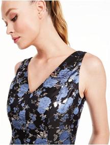 img 1 attached to 👗 Stunning Adrianna Papell Jacquard Dress: The Epitome of Elegance in Women's Clothing