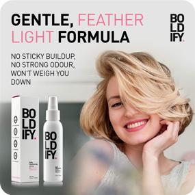 img 2 attached to 💇 Get Thicker Hair in 60 Seconds with BOLDIFY Hair Thickening Spray - Stylist Recommended for Women & Men - Volumizer and Texture Spray Hair Thickener for Fine Hair - 4 oz