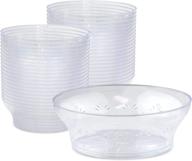 pack clear plastic bowls disposable food service equipment & supplies logo