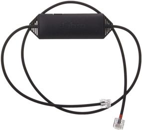 img 2 attached to 🔌 Jabra 14201-43: Адаптер электронного крючка Link в стильном черном цвете - Улучшите свою коммуникацию