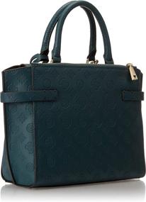 img 3 attached to GUESS Bea Society Satchel Almond Women's Handbags & Wallets