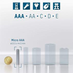 img 2 attached to ANSMANN Rechargeable Micro AAA Batteries, 1.2V/800mAh, NiMH with maxE Technology - Ideal for High Power Devices - 8 Pack