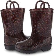 sporto kids boots glitter slip boys' shoes for boots logo