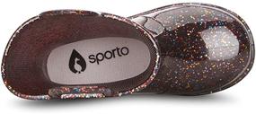 img 1 attached to Sporto Kids Boots Glitter Slip Boys' Shoes for Boots