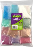 🎨 maddie rae's slime pearl pigment powder: extra large 28g (1oz) packs - 12 mica powder colors for slime, soap making, candle making, bath bomb dye logo