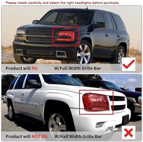 img 3 attached to Headlights 2002 2009 Chevrolet Trailblazer Replacement