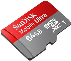 img 2 attached to 📷 Высокопроизводительная карта памяти Sandisk Ultra microSDXC UHS-I для камеры (SDSDQUI-064G-A11)