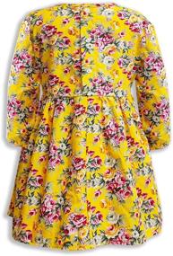 img 1 attached to Charming Floral Sleeve Cotton Dresses for Girls: Remimi Clothing Collection