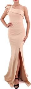 img 4 attached to Pradize Dark Shoulder Evening Dress Women's Clothing in Dresses