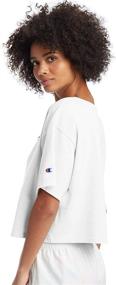 img 2 attached to Heritage Cropped Tee for Women by Champion, Left Chest Design