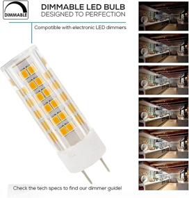 img 2 attached to Industrial Electrical Replacement Microwave Lighting, 2 Pack, 6W, 110V-130V